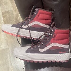Vans Red and Black Gore-Tex Men's Boots